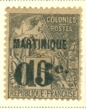 FV: Martinique 12 unused no gum CV $120