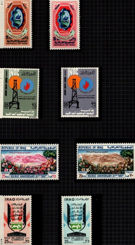 MNH  IRAQ  STAMPS  MOUNTED ON  SG  NUBAN ALBUM PAGES     (068a)