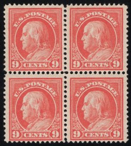 MALACK 415 F-VF+ OG LH/NH, Block, bottom stamps NH, ..MORE.. k1771