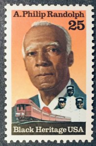 US #2402 MNH DG Single Black Heritage A Philip Randolph SCV $.50 L25