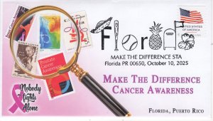25-388, 2025, Make a Difference, Puerto Rico,  Event Cover, Pictorial Postmark,