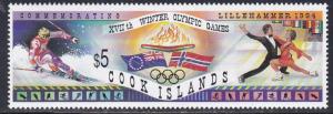 Cook Islands # 1147, Lillehammer Winter Olympics,  NH, 1/3 Cat.