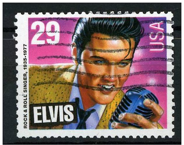 USA 1992 - Scott 2721 Perf. 11 used - 29c, Elvis 