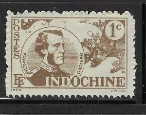 Indo-China  #237 1c olive brown (MLH)  CV $0.90