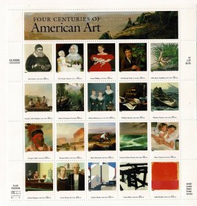 USA #3236 MNH American Art sheet