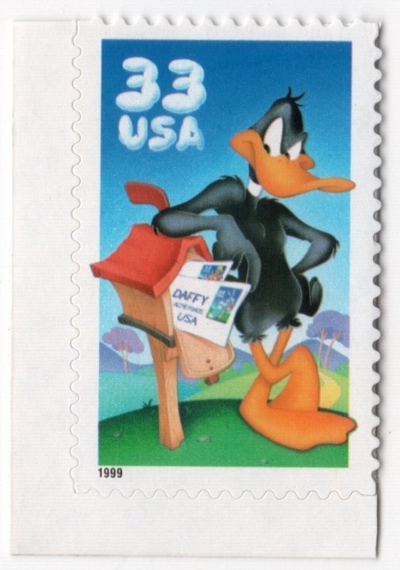 Scott #3306a Daffy Duck Single Stamp - MNH