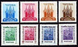 Thailand 1962 Sc#373/380 MOSQUITO-MALARIA-WHO-MEDICINE Set (8) MNH