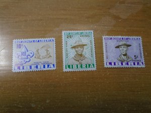 Liberia  #  399-400/ C135  MH   Scouting