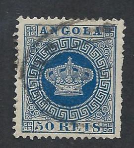 ANGOLA SC# 15 FVF/U 1881