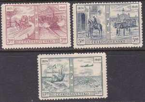 Czechoslovakia Sc #380-382 Mint Hinged