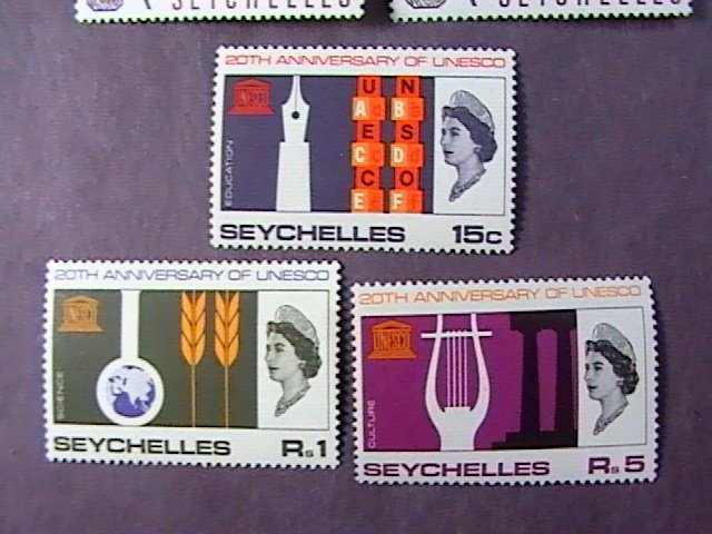 SEYCHELLES # 226-232-MINT/HINGED----3 COMPLETE SETS----1966