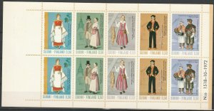 Finland, #522a  Unused Booklet From 1972
