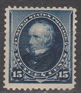 US #227 VF Unused CV $200.00 (A1222)