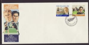 New Zealand B137-B138 Sports 1990 U/A FDC