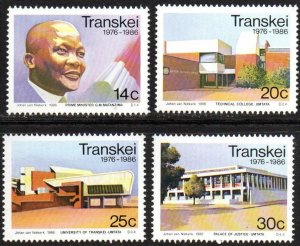 South Africa - Transkei Sc #179-182 MNH