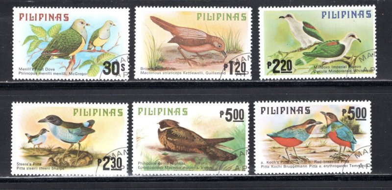 Philippines  #1392-1397    VF Used    CV $9.30   ....   5020357