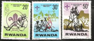 Rwanda MNH 1978 Boy Scouts 