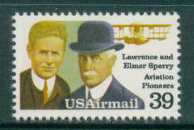 C114 39c Sperry Brothers Fine MNH Plt/4 UR 12111 F04969