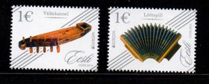 Estonia Sc 760-1  2014 Europa Musical Instruments stamp set mint NH