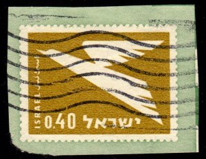 Israel - Postal Stationery (Air Letter) Cutout (Stylized Bird)