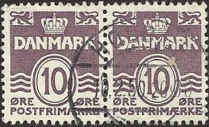 DENMARK -  #230 - Used - Pair - SCV-0.50