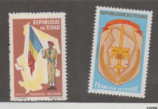 Chad Scott #M2-M3 Stamp - Mint NH Set - XYZ