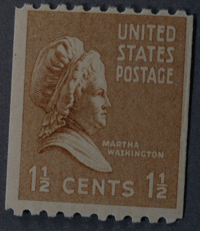 United States #849 1 1/2 Cent Martha Washington Coil MNH