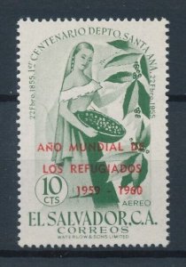 [116152] El Salvador 1960 Santa Ana overprint World Ref. Year  MNH
