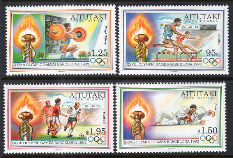 Aitutaki 460-463 Summer Olympics MNH VF