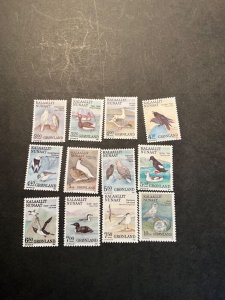 Stamps Greenland Scott #177-88 never hinged