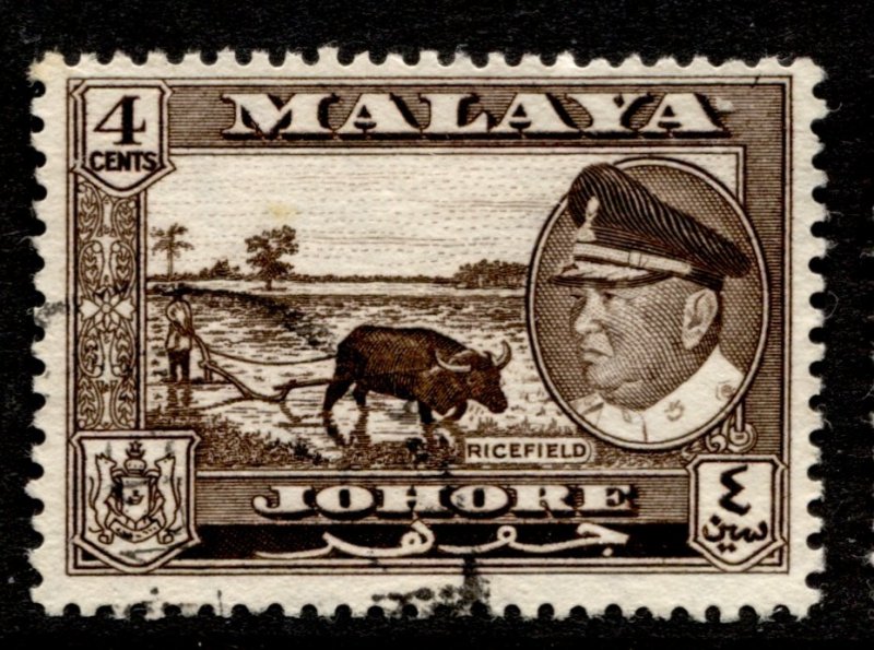 Malaya -Johore Stamp #160 USED FU SINGLE