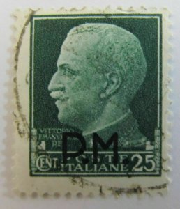 Italy Military Post King Victor Emmanuel III 1942 25c Used A18P51F108