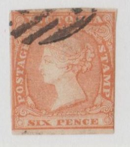 Victoria Scott #17a Stamp - Used Single