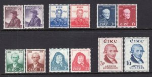 Ireland 1957-1959 Group of 6 Better Sets Mint H