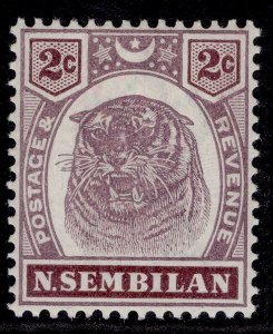 MALAYSIA - Negri Sembilan QV SG6, 2c dull purple & brown, LH MINT. Cat £38.