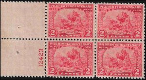 549 Mint,OG,HR... Block of 4... SCV $23.00... with Plate#... VF/XF