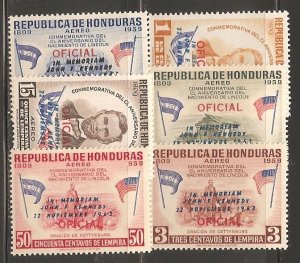 Honduras SC C325-30 Mint, Never Hinged