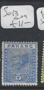 MALAYA PAHANG  (P0502B)  TIGER 5C SG 13   MOG