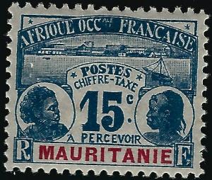 Mauritania J3 Mint OG VF hr ....Chance to bid on a real Bargain!