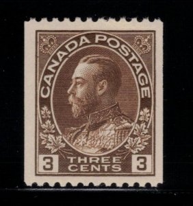 CANADA 1921 3c Admiral Coil; Scott 134; MNH