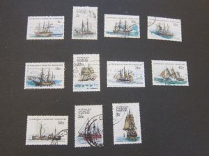 Australia Anarctic 1974 Sc L37-8,40-2,4,6,9-52 FU