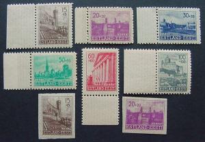 Estonia, Scott NB1-NB6, Mint, plus NB1-NB2 Imperfs