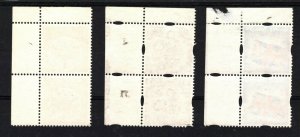 GB REVENUES National Savings Blocks of 2 {3} 2/- Very Scarce 1967-1968 1339a 