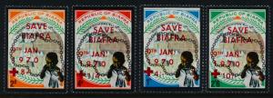 Biafra MI 50-3 MNH Map, Save Biafra o/p