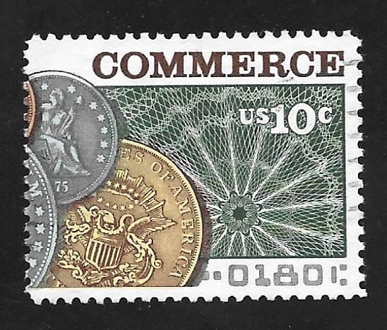 SC# 1578 - (10c) - Banking & Commerce, used single