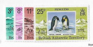 British Antarctic Territory Sc #72-75 set of 4 NH VF