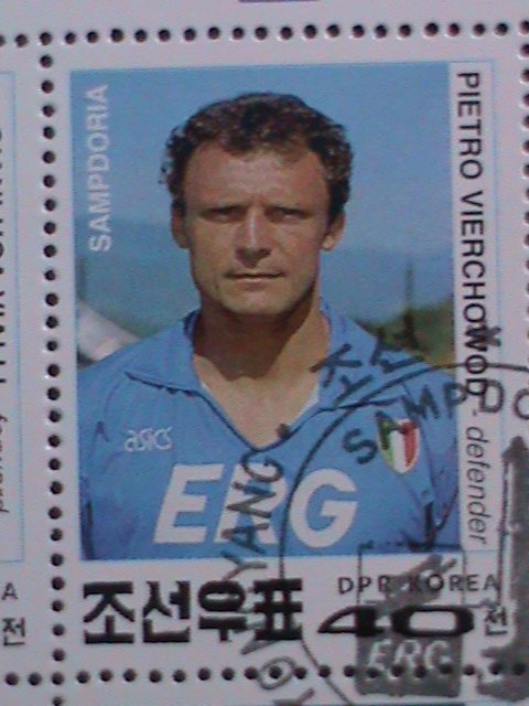 ​KOREA-1992-SC#3125 SAMPDORIA ITALIAN CHAMPIONSHIP 1991- CTO SHEET VERY FINE