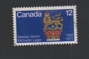 CANADA  Scott#  735   used  single