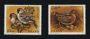 Iceland 808-9 MNH Birds