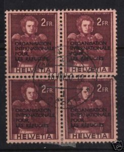 Switzerland #608 Used Block